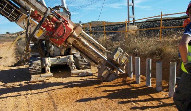 Ejecución de micropilotes